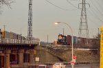 NS GP38-2 Locomotive making moves in the yard